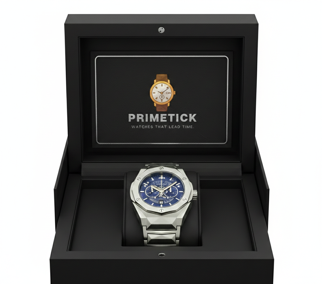 Blue Dial Style – Ceramic Strap Men’s Watch